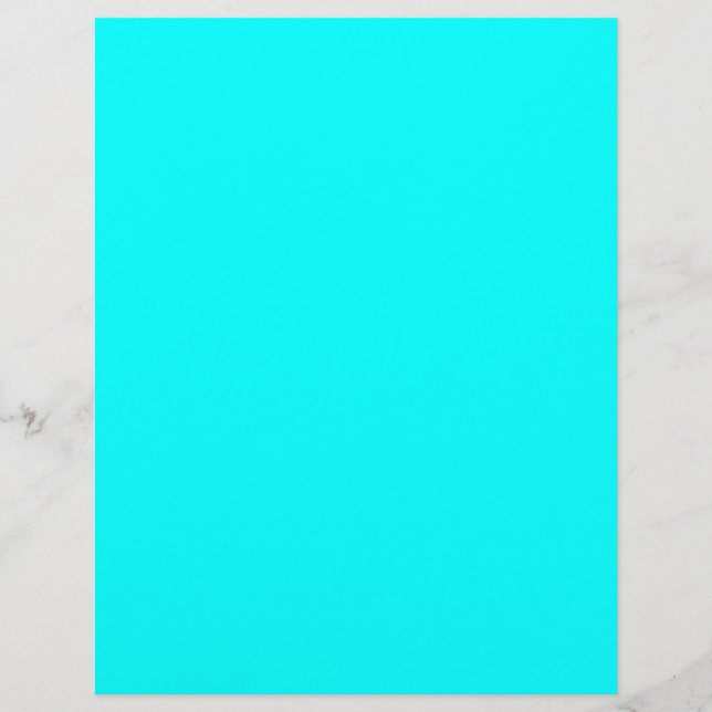 färg aqua / cyan reklamblad (Framsidan)