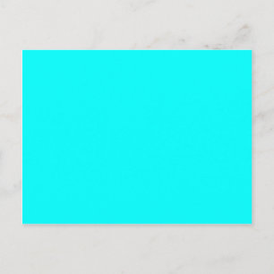 färg aqua / cyan vykort