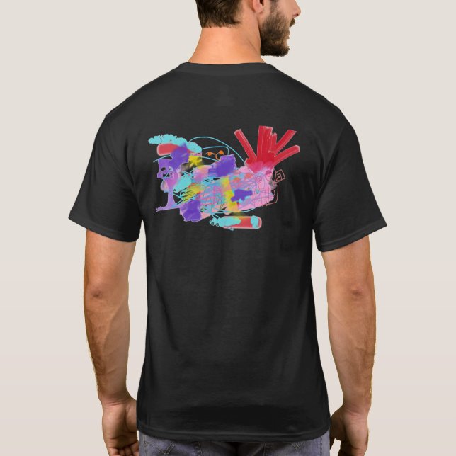 Färg är galet t shirt (Baksida)