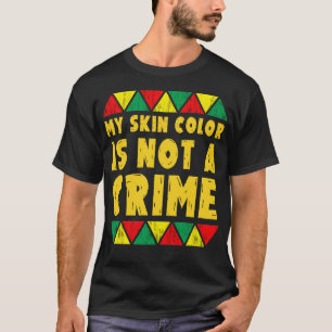färg är inget brott t shirt
