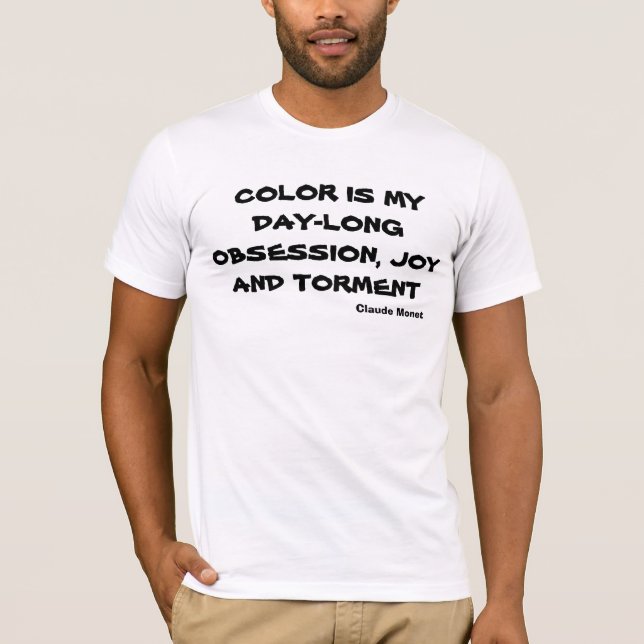 FÄRG ÄR MIN BESÄTTELSE KONSTNÄR t-shirt (Framsida)