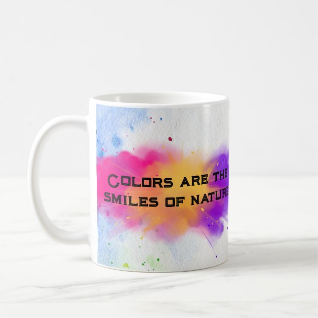 Färg är sjömil från naturkaffet mugg (Vänster)