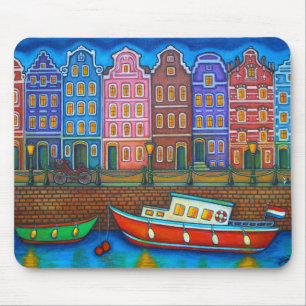 Färg av Amsterdams Mouse Pad av Lisa Lorenz Musmatta