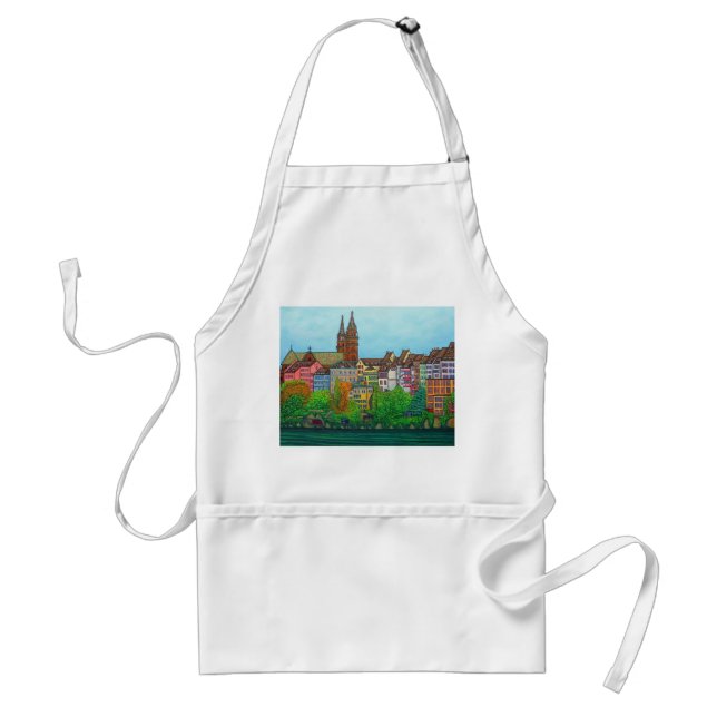 Färg av Basel Apron av Lisa Lorenz Förkläde (Framsidan)