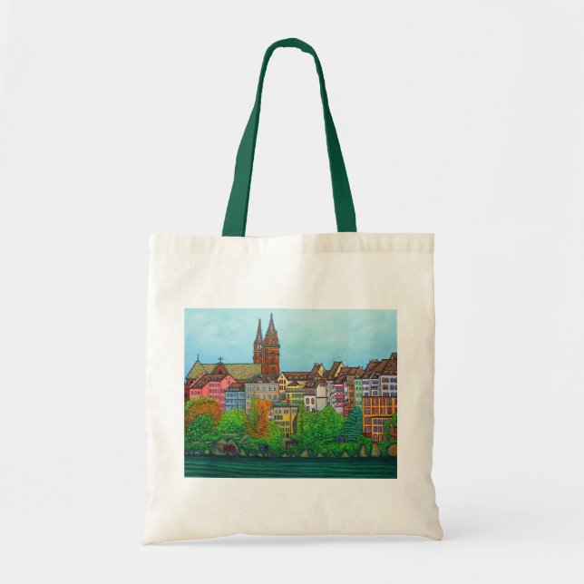 Färg av Basel Tote Bag av Lisa Lorenz Tygkasse (Framsidan)