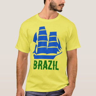 Färg av Brasilien - Fartyg T Shirt