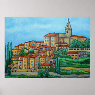 Färg av Crillon-le-Modig, Poster Skriv ut 28 x 20