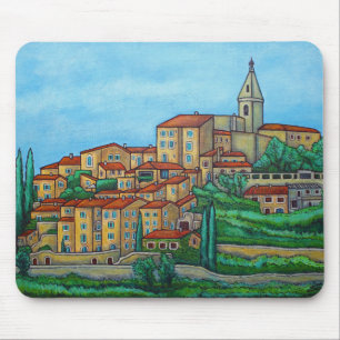 Färg av Crillon-le-Modig, Provence Mouse pad Musmatta