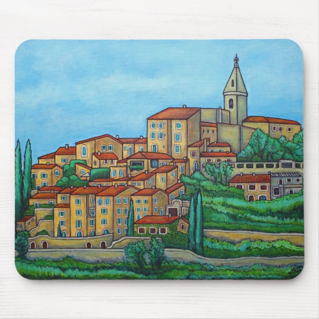 Färg av Crillon-le-Modig, Provence Mouse pad Musmatta (Framsidan)