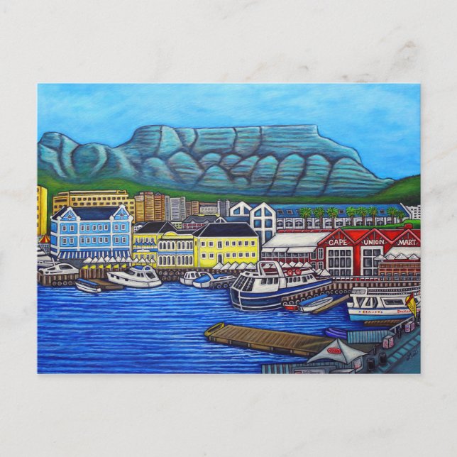 Färg av Kapstadens postkort Vykort (Framsida)