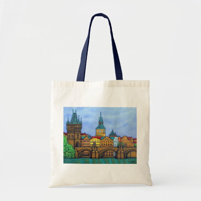 Färg av Prag Tote Bag av Lisa Lorenz Tygkasse (Framsidan)