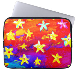 Färg av Stars. Köp nu Laptop Fodral