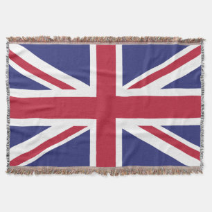 Färg av Underbara brittiska Flagga. Mysfilt
