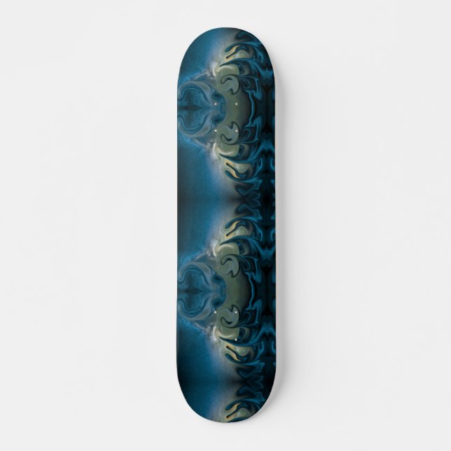 färg azul remolino mini skateboard bräda 18,5 cm (Framsida)