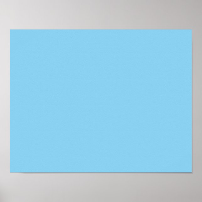 färg baby blue poster (Framsidan)
