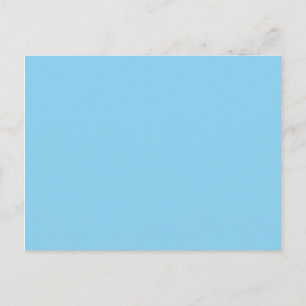 färg baby blue vykort