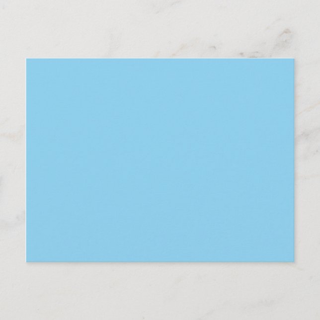 färg baby blue vykort (Framsida)