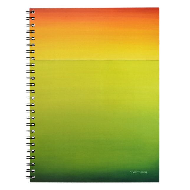 Färg bärbar dator/Journal/gästbok - stor Anteckningsbok Med Spiral (Framsidan)