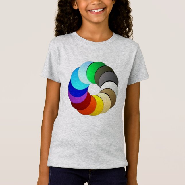 Färg Beauty-designer T Shirt (Framsida)