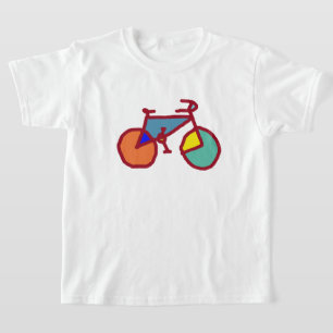 Färg Bicycle för barn T Shirt