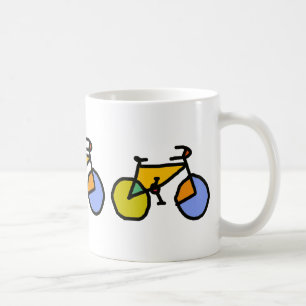 Färg Bike Kaffemugg