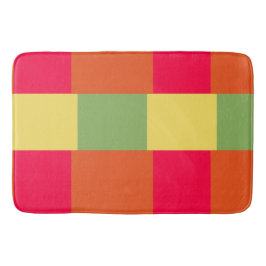 Färg block 2 badrumsmatta