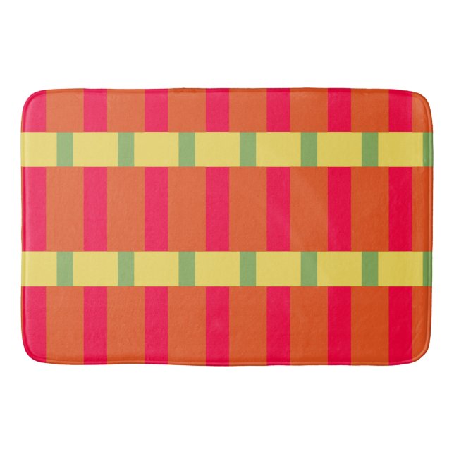 Färg-block 3 badrumsmatta (Framsidan)