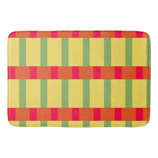 Färg-block 3 badrumsmatta (Framsidan)