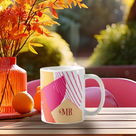 Färg Block Bröllop, Groom, sommartid, ID740 Kaffemugg