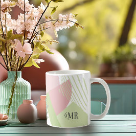 Färg Block Bröllop, Groom Vår, ID740 Kaffemugg