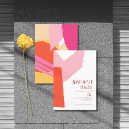 Färg Block Bröllop, sommartid ID740 Spara Datumet