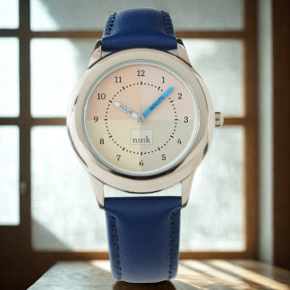 Färg Block Kids Watch - Personlig Time Telling Armbandsur