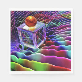 Färg Block Pappersservett