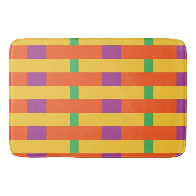 Färg Blocks Badrumsmatta (Framsidan)