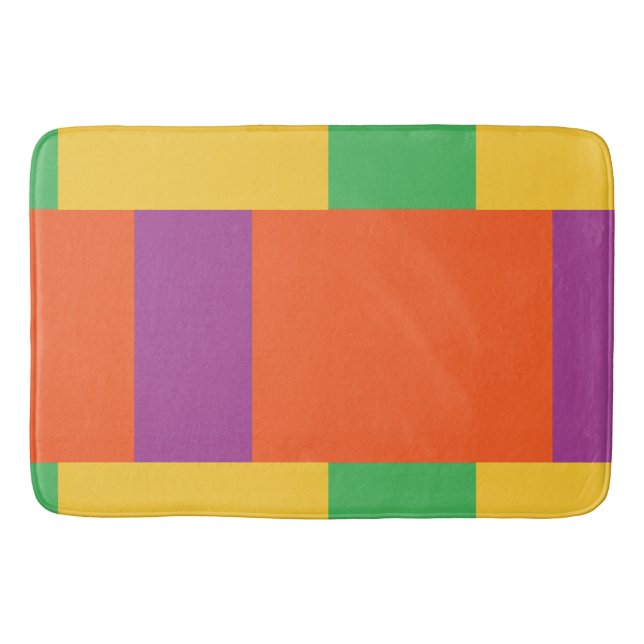 Färg Blocks Badrumsmatta (Framsidan)