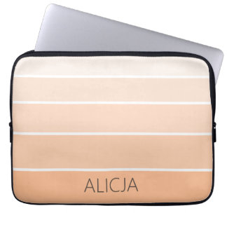 Färg Blocks Peach Fuzz | ELEGANT NAMN Laptop Fodral