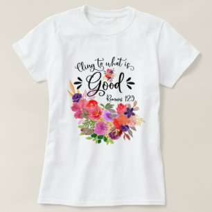Färg Blommigt Bouquet Romaner 12:9 T Shirt