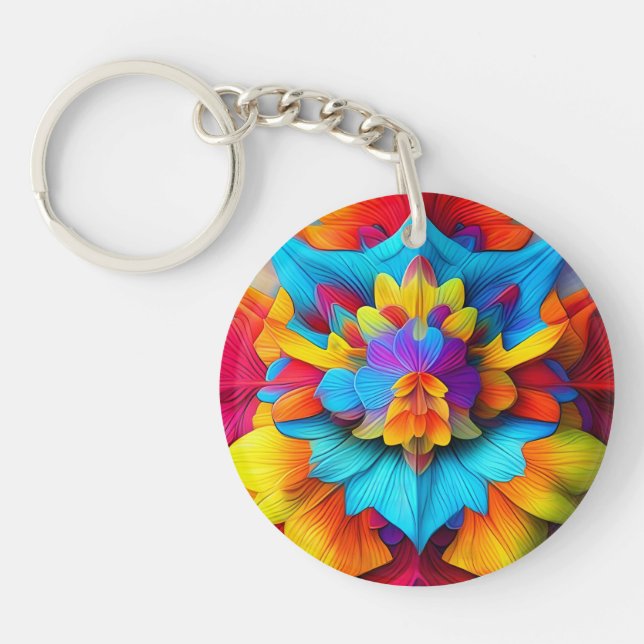 Färg Blommigt Mandala Design (Framsidan)