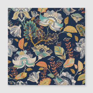 Färg Blommigt: Sömlös bakgrund