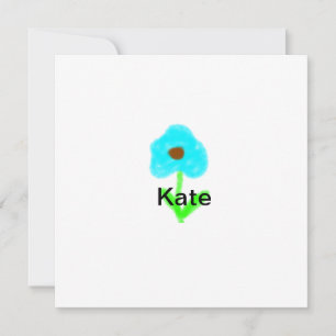 Färg blommigt vattenfärg lägga till namn text inbjudningar