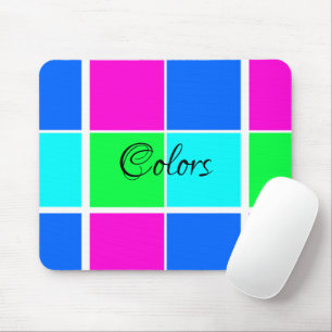 Färg Blue Rosa Grönt Mouse Pad! Musmatta