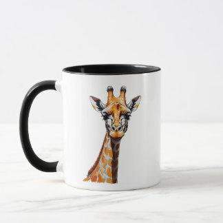 Färg-blyertskiss - konstnärlig handritning mugg