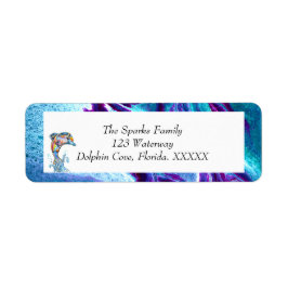 Färg-blyertspennan, färglös doftfin som hoppar ut returadress etikett