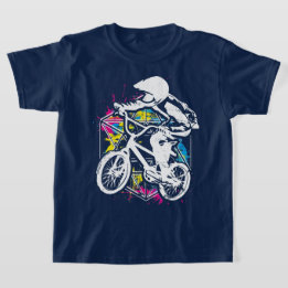 Färg BMX-Biker - BMX Bike - BMX-apparat T Shirt