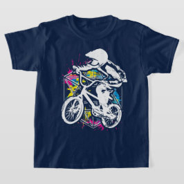 Färg BMX-Biker - BMX Bike - BMX-apparat T Shirt