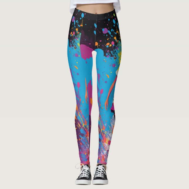 Färg booster Leggings (Framsida)