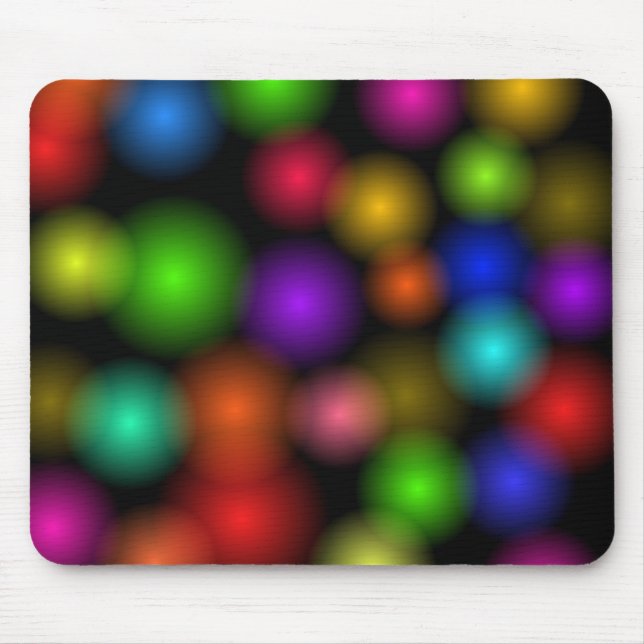 Färg Bubbles Musmatta (Framsidan)