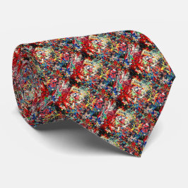 Färg Burst Abstrakt Art Necktie Slips