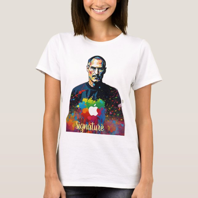 Färg Burst Apple Logotyp Tee (Framsida)