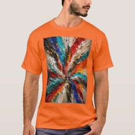 Färg Burst Explosion 3D T Shirt
